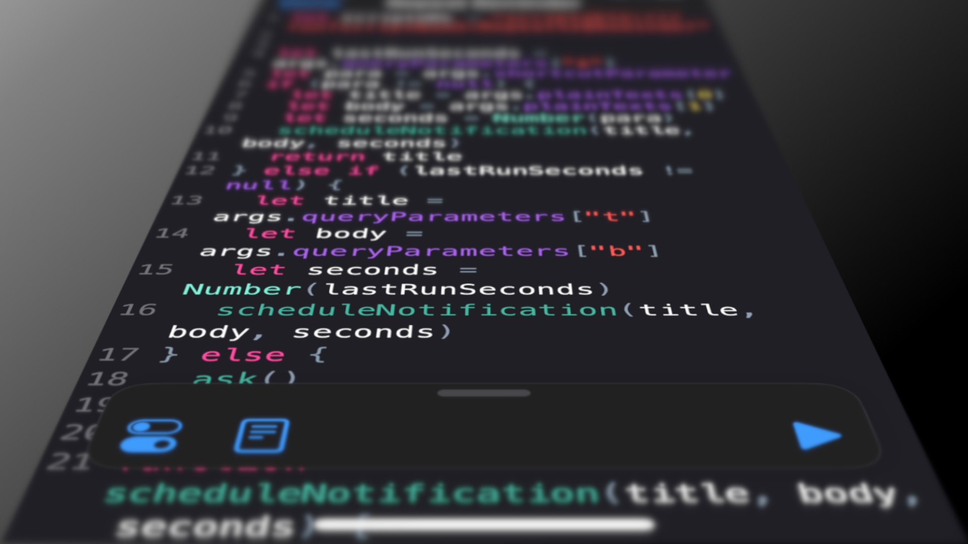 JavaScript for Scriptable