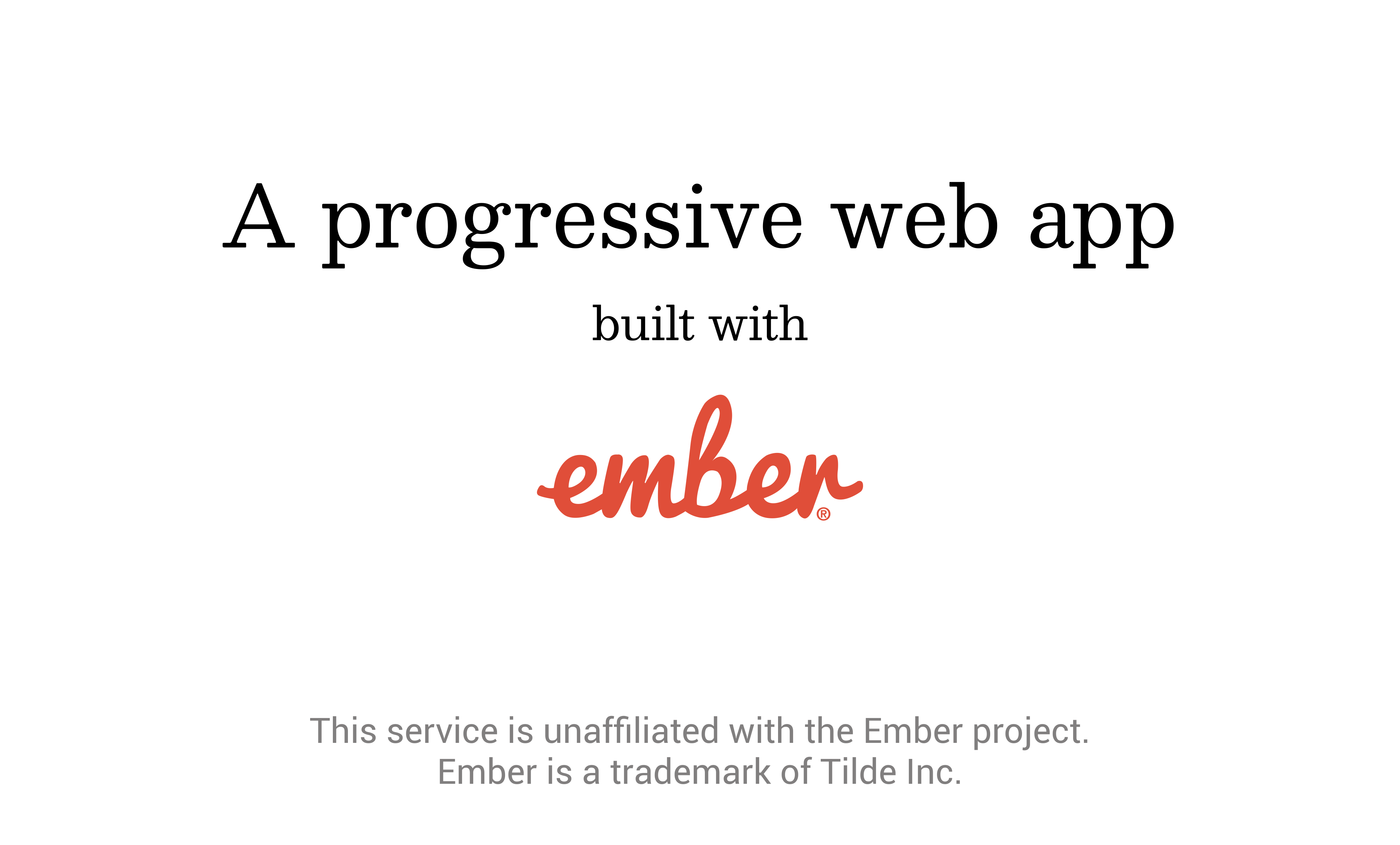 Build web apps with Ember